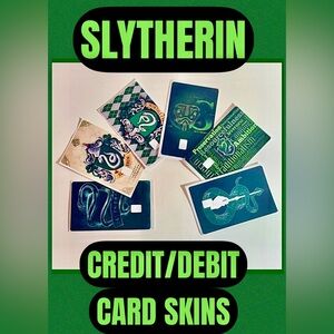 Harry Potter Slytherin Wizard Credit/Debit Card Skins Decals